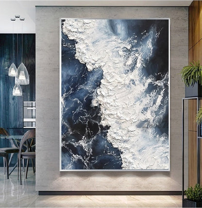Handcrafted Abstract Painting Fine Wall Art For Homedecor AB1018B