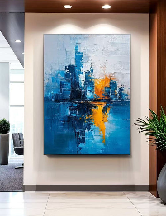 Handcrafted Abstract Painting Fine Wall Art For Homedecor AB1023