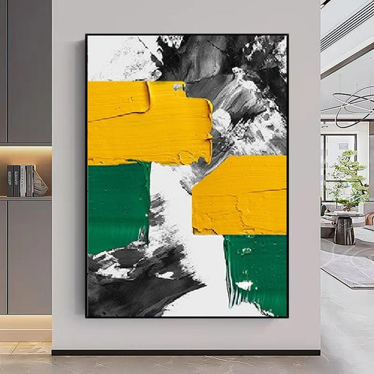 Handcrafted Abstract Painting Fine Wall Art For Homedecor AB1027C