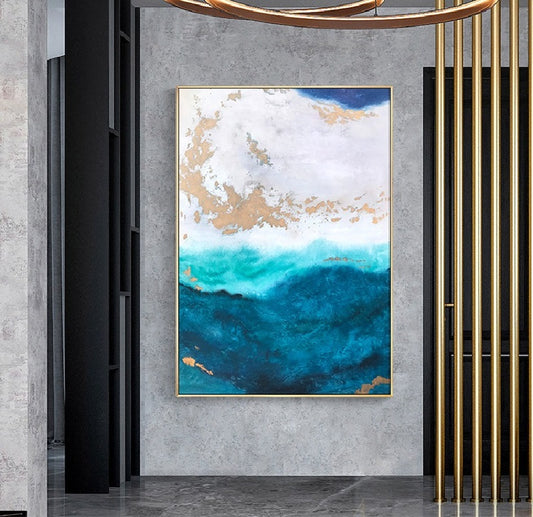 Handcrafted Abstract Painting Fine Wall Art For Homedecor AB1029A