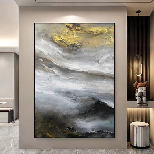 Handcrafted Abstract Painting Fine Wall Art For Homedecor AB1030