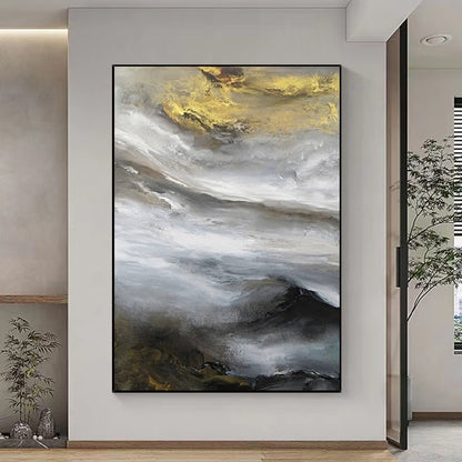 Handcrafted Abstract Painting Fine Wall Art For Homedecor AB1030