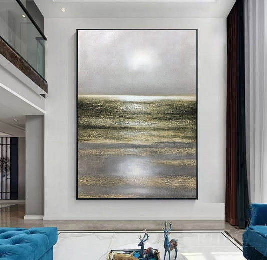 Handcrafted Abstract Painting Fine Wall Art For Homedecor AB1034