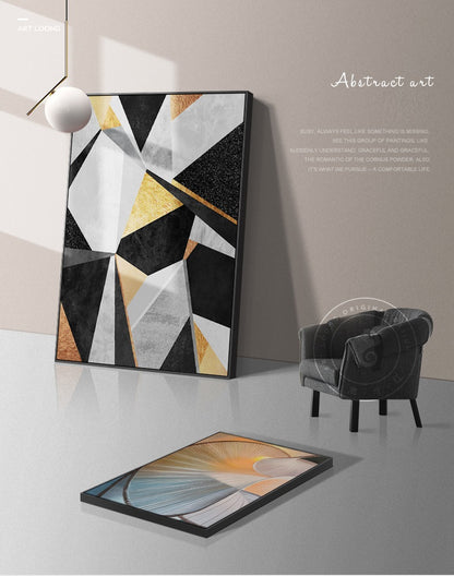 Handcrafted Abstract Painting Modern wall Art For Home Decor