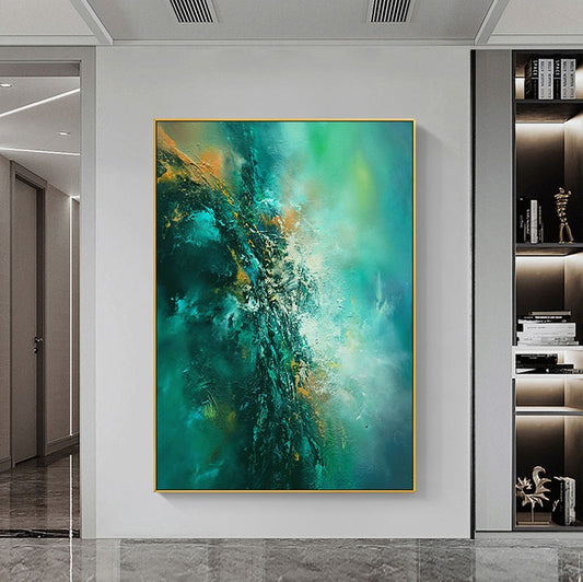 Handcrafted Abstract Painting Fine Wall Art For Homedecor AB1057