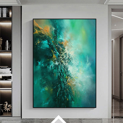 Handcrafted Abstract Painting Fine Wall Art For Homedecor AB1057