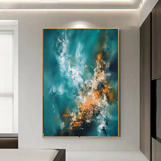 Handcrafted Abstract Painting Fine Wall Art For Homedecor AB1058