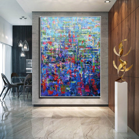Handcrafted Abstract Painting Fine Wall Art For Homedecor AB1061