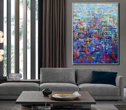 Handcrafted Abstract Painting Fine Wall Art For Homedecor AB1061