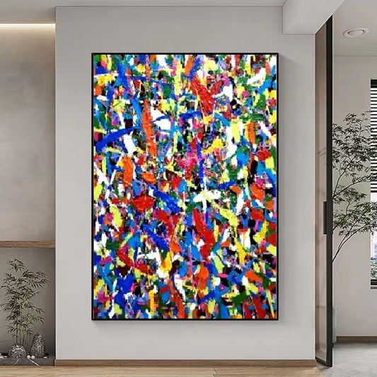 Handcrafted Abstract Painting Fine Wall Art For Homedecor AB1062