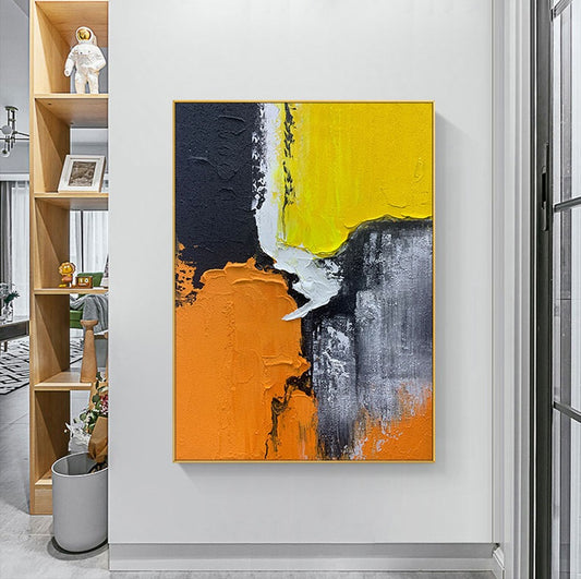 Handcrafted Abstract Painting Fine Wall Art For Homedecor AB1066
