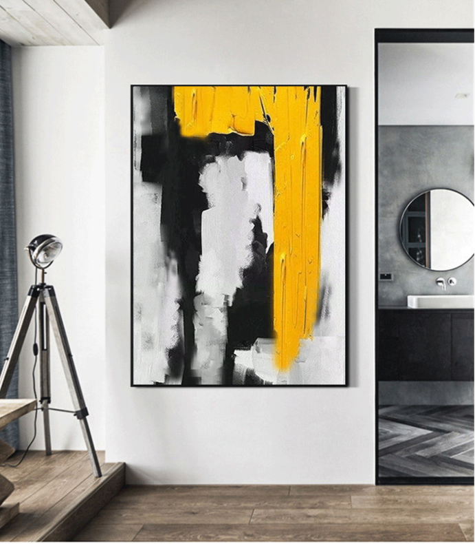 Handcrafted Abstract Painting Fine Wall Art For Homedecor AB1070