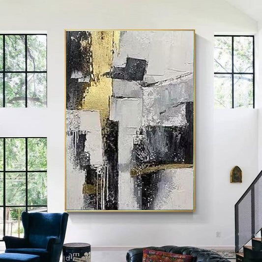Handcrafted Abstract Painting Fine Wall Art For Homedecor AB1081