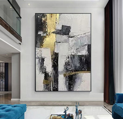 Handcrafted Abstract Painting Fine Wall Art For Homedecor AB1081