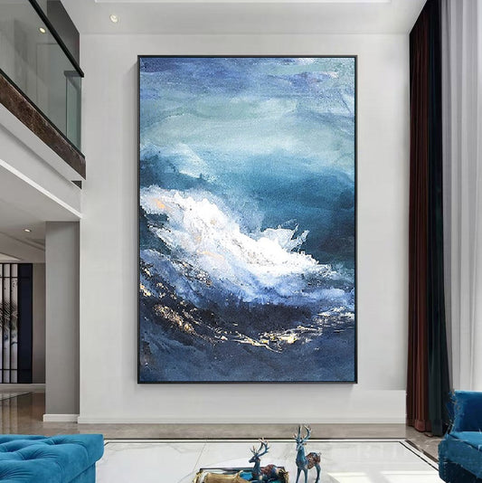 Handcrafted Abstract Painting Fine Wall Art For Homedecor AB1087