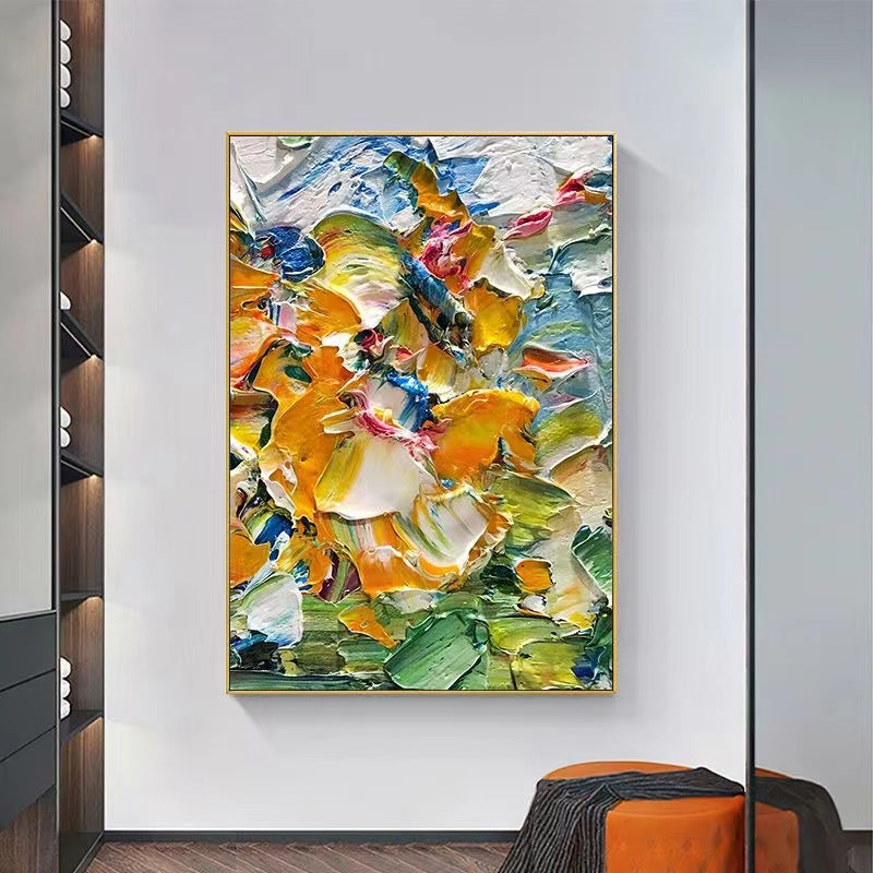 Handcrafted Abstract Painting Fine Wall Art For Homedecor AB1094