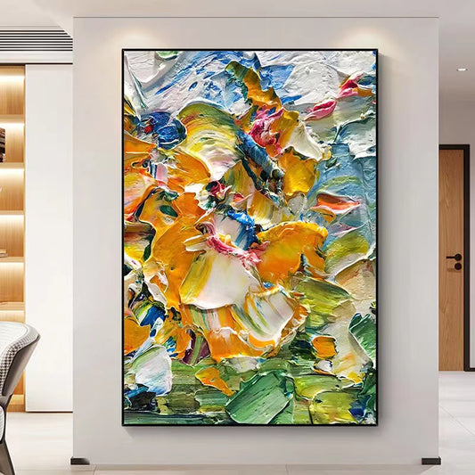 Handcrafted Abstract Painting Fine Wall Art For Homedecor AB1094