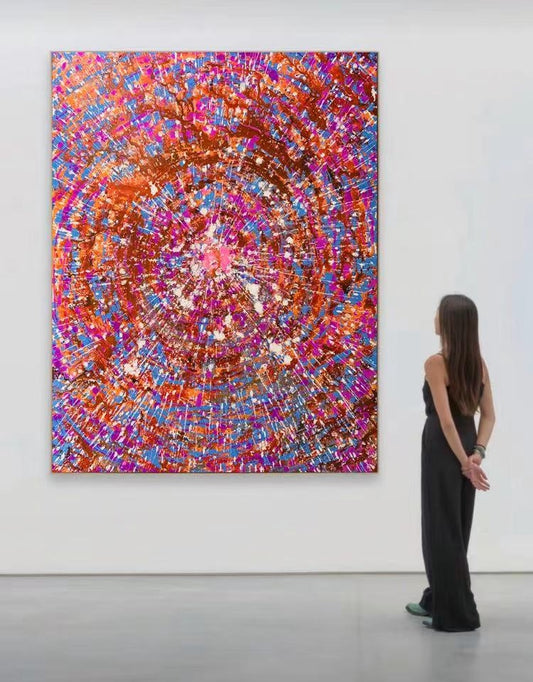 Handcrafted Abstract Painting Fine Wall Art For Homedecor AB1100