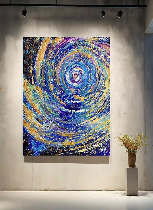 Handcrafted Abstract Painting Fine Wall Art For Homedecor AB1102