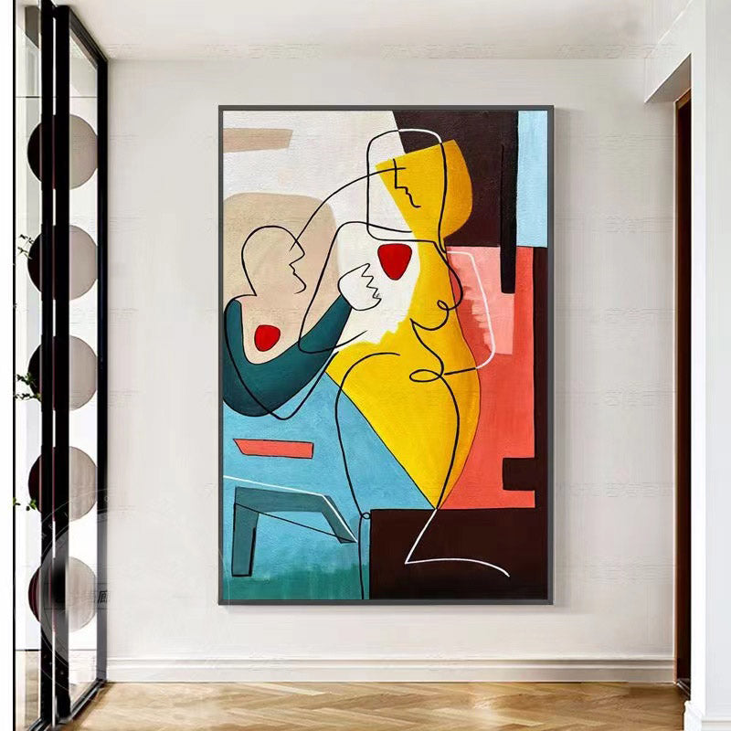 Handcrafted Abstract Painting Fine Wall Art For Homedecor AB1106