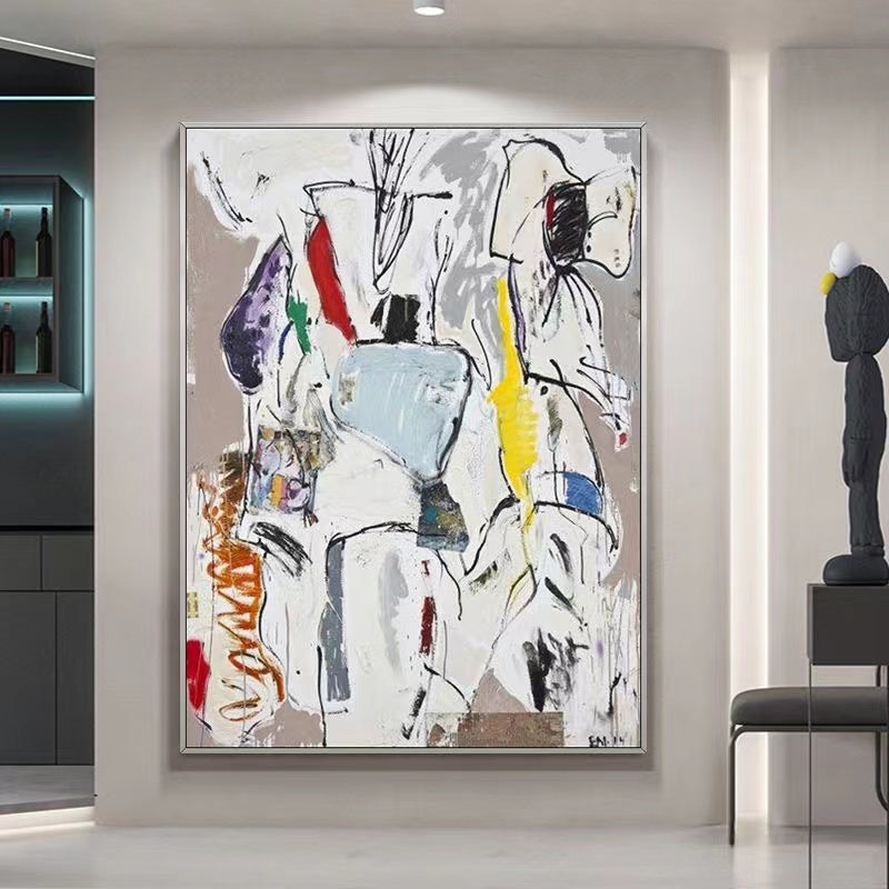 Handcrafted Abstract Painting Modern wall Art For Home Decor