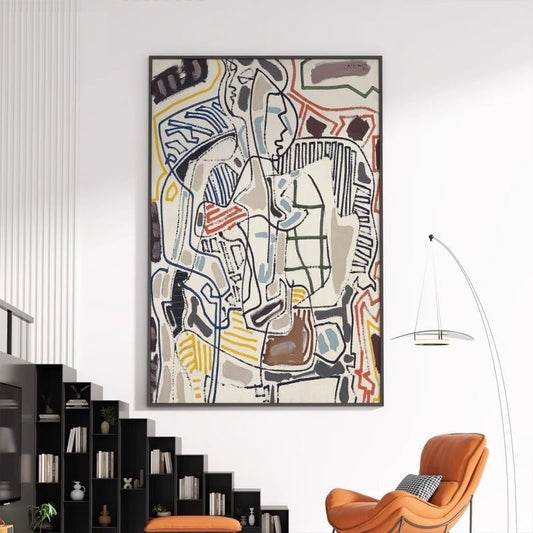 Handcrafted Abstract Painting Modern wall Art For Home Decor