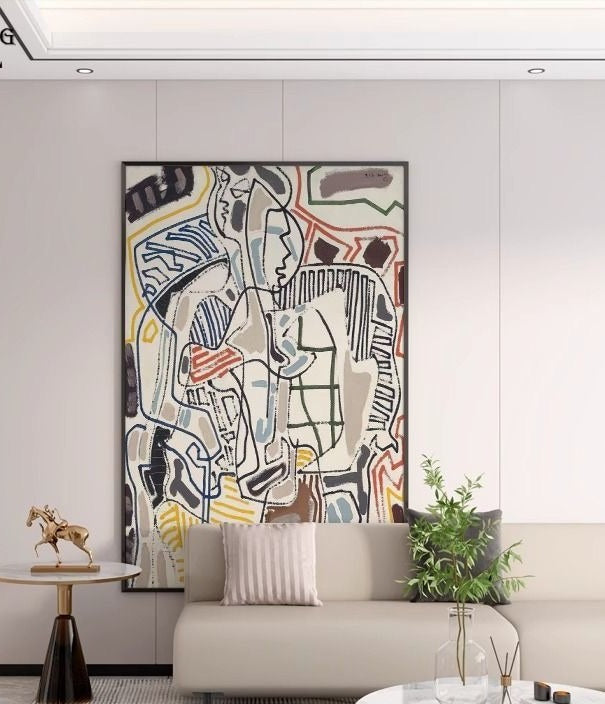 Handcrafted Abstract Painting Modern wall Art For Home Decor