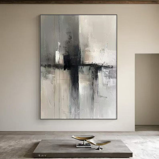 Handcrafted Abstract Painting, Modern Wall Art for Home Decor AB1121