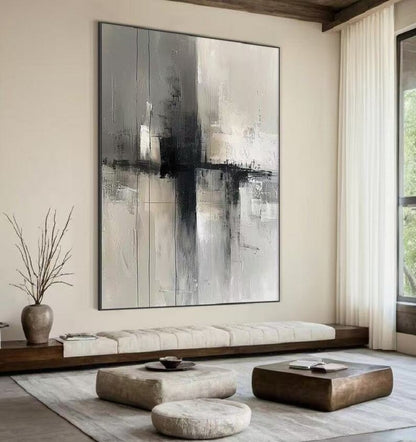 Handcrafted Abstract Painting, Modern Wall Art for Home Decor AB1121