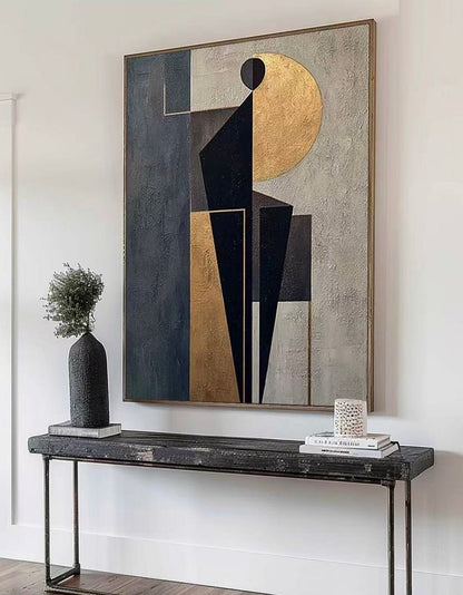 Handcrafted Abstract Painting, Modern Wall Art for Home Decor AB1130