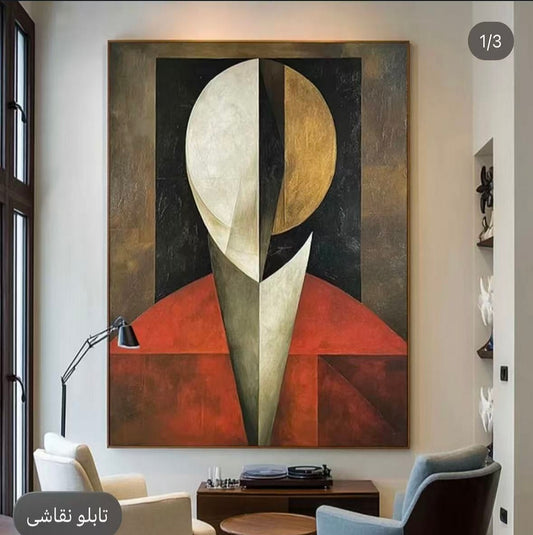 Handcrafted Abstract Painting, Modern Wall Art for Home Decor AB1133