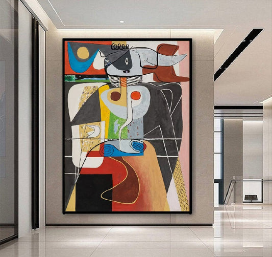 Handcrafted Abstract Painting, Modern Wall Art for Home Decor AB1150