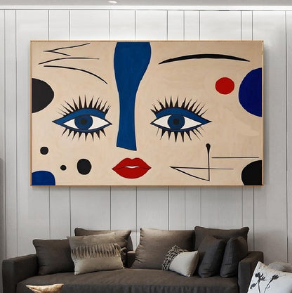 Handcrafted Abstract Painting, Modern Wall Art for Home Decor AB1166