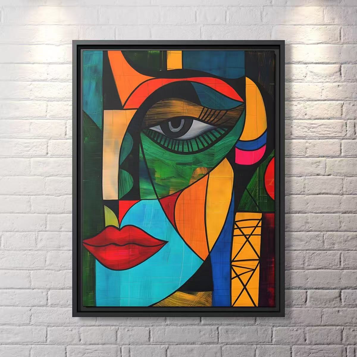 Handcrafted Abstract Painting, Modern Wall Art for Home Decor AB1169