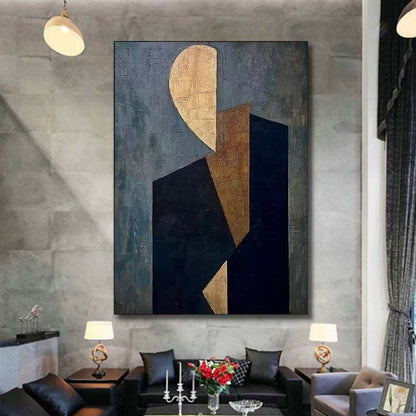 Handcrafted Abstract Painting, Modern Wall Art for Home Decor AB1170