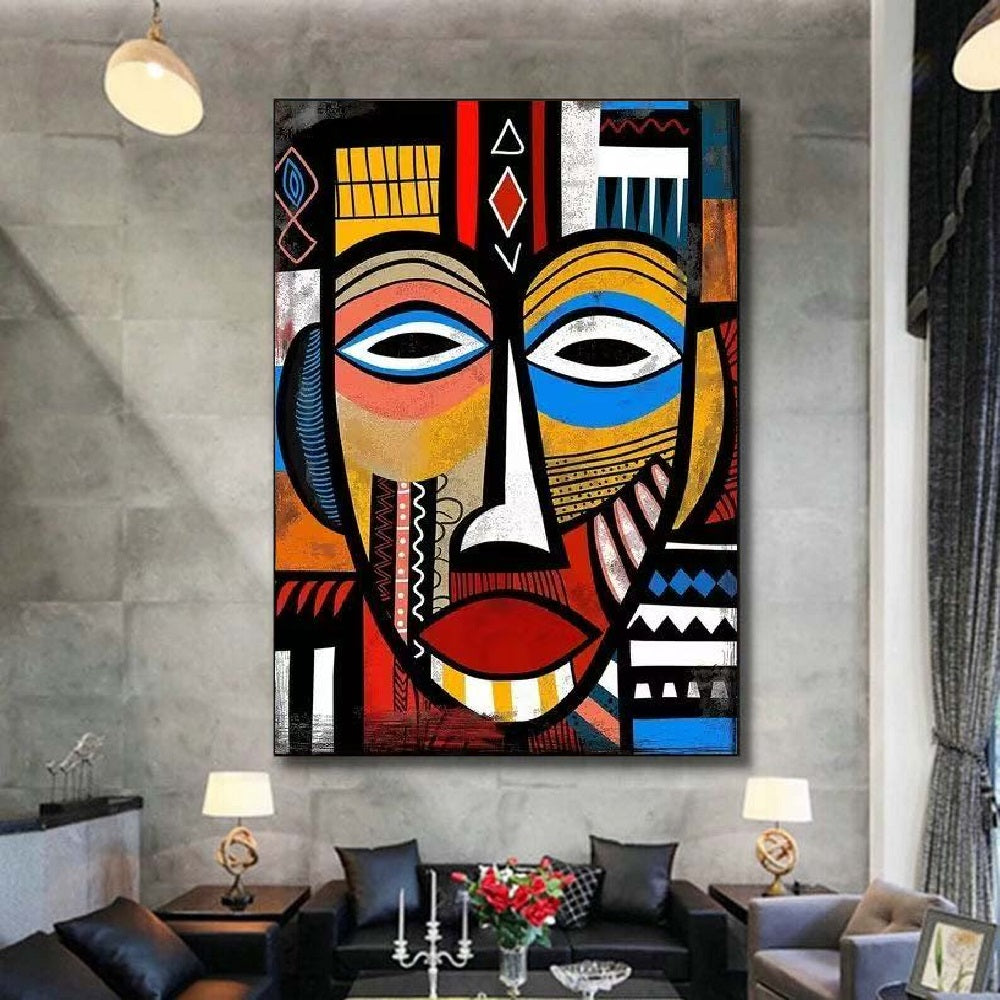 Handcrafted Abstract Painting, Modern Wall Art for Home Decor AB1181