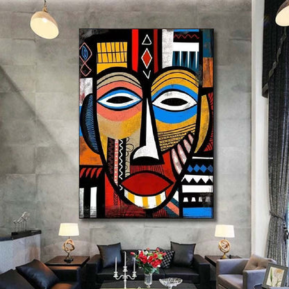 Handcrafted Abstract Painting, Modern Wall Art for Home Decor AB1181