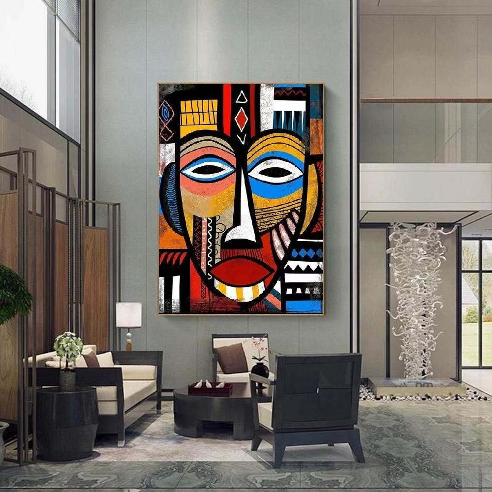 Handcrafted Abstract Painting, Modern Wall Art for Home Decor AB1181
