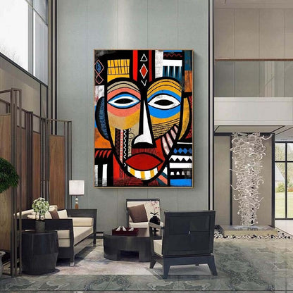 Handcrafted Abstract Painting, Modern Wall Art for Home Decor AB1181