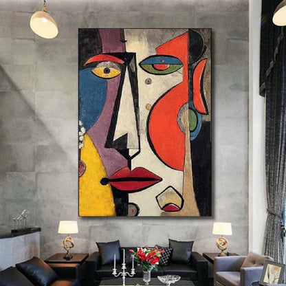 Handcrafted Abstract Painting, Modern Wall Art for Home Decor AB1182