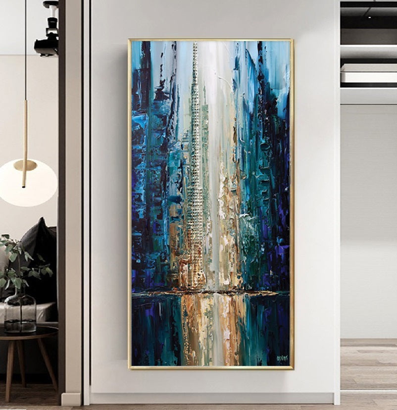 Handcrafted Abstract Painting Fine Wall Art For Homedecor AB2003