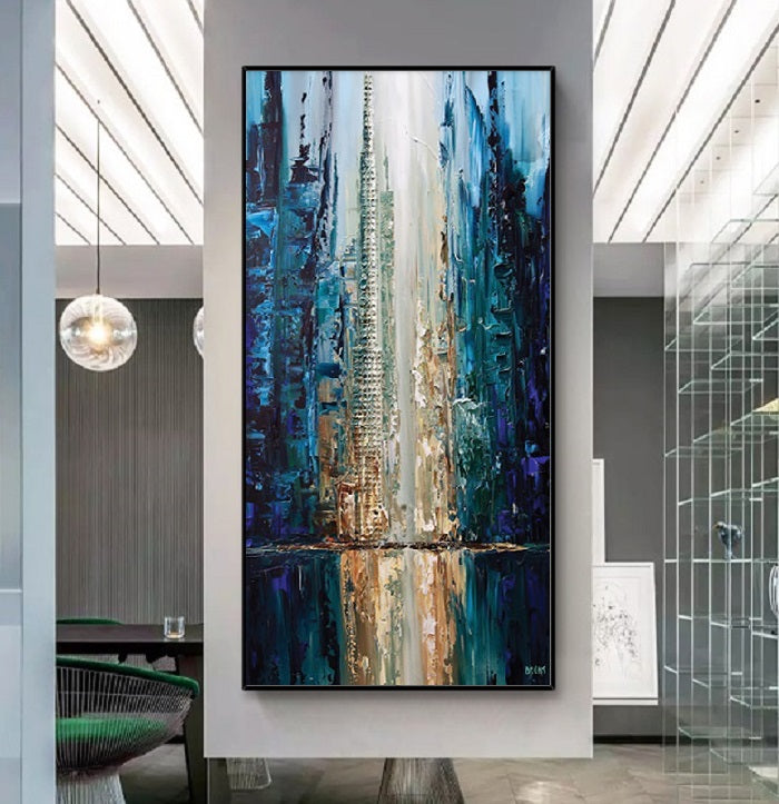 Handcrafted Abstract Painting Fine Wall Art For Homedecor AB2003