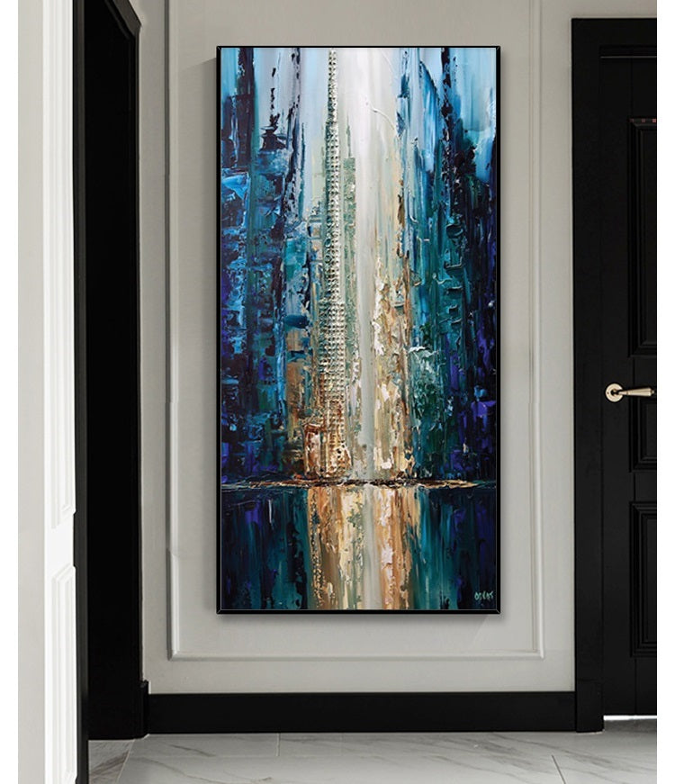 Handcrafted Abstract Painting Fine Wall Art For Homedecor AB2003