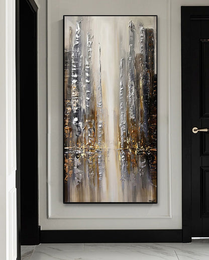 Handcrafted Abstract Painting Fine Wall Art For Homedecor AB2005