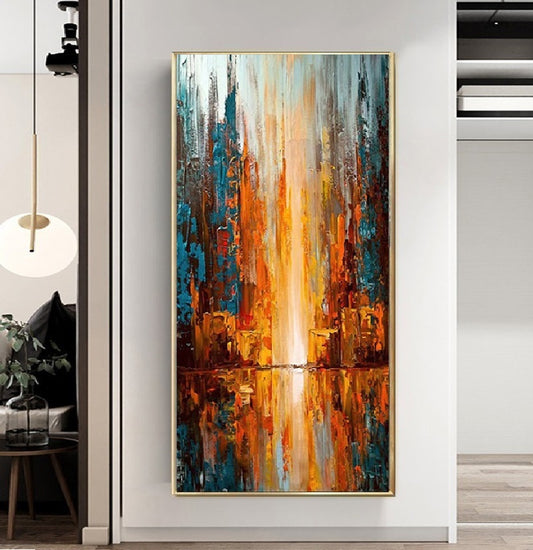 Handcrafted Abstract Painting Fine Wall Art For Homedecor AB2006
