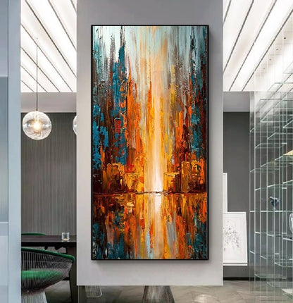Handcrafted Abstract Painting Fine Wall Art For Homedecor AB2006