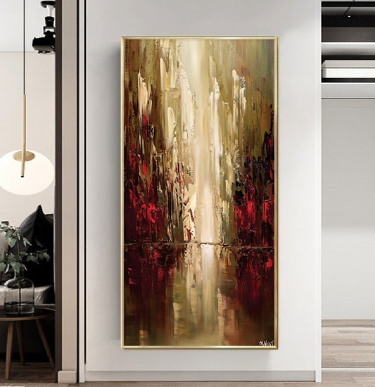 Handcrafted Abstract Painting Fine Wall Art For Homedecor AB2007