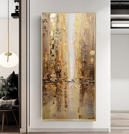 Handcrafted Abstract Painting Fine Wall Art For Homedecor AB2008