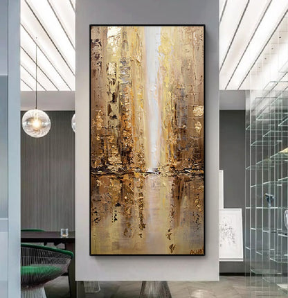Handcrafted Abstract Painting Fine Wall Art For Homedecor AB2008