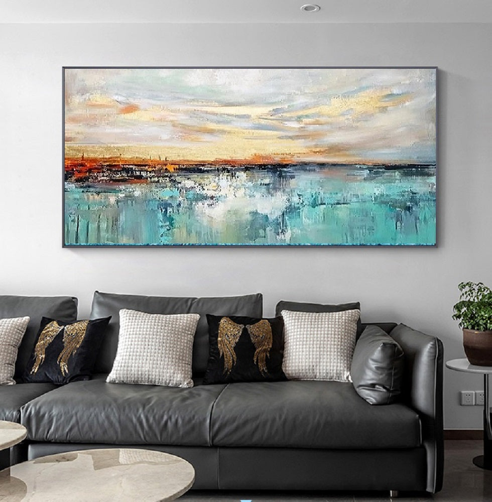 Handcrafted Abstract Painting Fine Wall Art For Homedecor AB2011